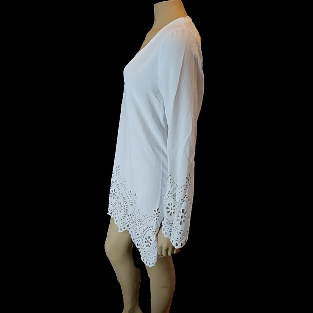 Kenneth Cole Reaction Scalloped Away Cover Up - Picture 3 of 6